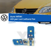 0 Aura W5W: LED per Luci Lettura Fox 2003 -2014 FINE SERIE: NO GARANZIA T10 (W5W) Aura Kit LED Premium chip 5700K - FINE SERIE: No garanzia