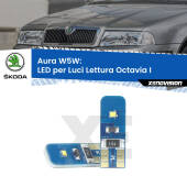 0 Aura W5W: LED per Luci Lettura Octavia I (1U) 1996 -2010 FINE SERIE: NO GARANZIA T10 (W5W) Aura Kit LED Premium chip 5700K - FINE SERIE: No garanzia