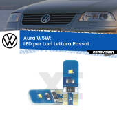 0 Aura W5W: LED per Luci Lettura Passat (B5.5) 2000 -2005 FINE SERIE: NO GARANZIA T10 (W5W) Aura Kit LED Premium chip 5700K - FINE SERIE: No garanzia