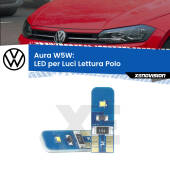 0 Aura W5W: LED per Luci Lettura Polo (AW, BZ) 2017 in poi FINE SERIE: NO GARANZIA T10 (W5W) Aura Kit LED Premium chip 5700K - FINE SERIE: No garanzia