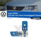 0 Aura W5W: LED per Luci Vano Portaoggetti Passat (B6) 2005 -2010 FINE SERIE: NO GARANZIA T10 (W5W) Aura Kit LED Premium chip 5700K - FINE SERIE: No garanzia