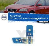 0 Aura W5W: LED per Luci Vano Portaoggetti S40 II (544) 2004 -2012 FINE SERIE: NO GARANZIA T10 (W5W) Aura Kit LED Premium chip 5700K - FINE SERIE: No garanzia