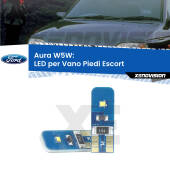 0 Aura W5W: LED per Vano Piedi Escort (Mk4) 1990 -2000 FINE SERIE: NO GARANZIA T10 (W5W) Aura Kit LED Premium chip 5700K - FINE SERIE: No garanzia