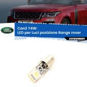 0 Can2 T4W: LED per Luci posizione Range rover (Mk1) 1970 -1994 BA9S (T4W) LED Luce Laterale 2Ultra Led - Bianco Lunare