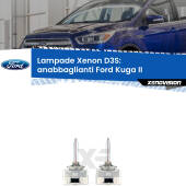 0 D3S: Lampade xenon di ricambio per Ford Kuga II  2012 - 2019 con impianto Xenon di serie D3S:  Lampade HID Xenovision XT