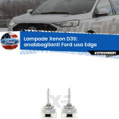 0 D3S: Lampade xenon di ricambio per Ford usa Edge 2015 - 2018 con impianto Xenon di serie D3S: Lampade HID Xenovision XT
