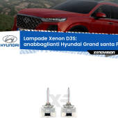 0 D3S: Lampade xenon di ricambio per Hyundai Grand santa FÉ 2013 in poi con impianto Xenon di serie D3S: Lampade HID Xenovision XT