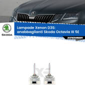 0 D3S: Lampade xenon di ricambio per Skoda Octavia III 5E 2012 - 2018 con impianto Xenon di serie D3S:  Lampade HID Xenovision XT