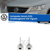 0 D3S: Lampade xenon di ricambio per VW Tiguan  2012 - 2018 con impianto Xenon di serie D3S:  Lampade HID Xenovision XT