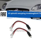 0 EasyPlug: spinotti alimentazione H1 per Anabbaglianti Fiat Bravo II EasyPlug H1: adattatori alimentazione LED e Xenon (coppia)