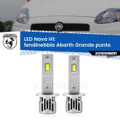 0 Fendinebbia LED Abarth Grande punto  2007 - 2010: H1 Nava H1: Kit LED Nava 20.000Lumen