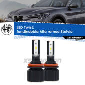 0 Fendinebbia LED Alfa romeo Stelvio 2016 in poi: Twist 11,000Lm H11: Kit LED Twist 11.000Lm