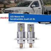 0 Anabbaglianti LED Isuzu D-Max II Mk2 a parabola singola: H4 Nava H4: Kit LED Nava 20.000Lumen