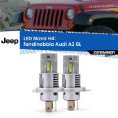 0 Anabbaglianti LED Jeep Wrangler III JK 2006 - 2016: H4 Nava H4: Kit LED Nava 20.000Lumen