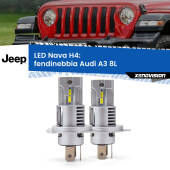0 Anabbaglianti LED Jeep Wrangler IV JL 2017 in poi: H4 Nava H4: Kit LED Nava 20.000Lumen