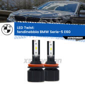 0 Fendinebbia LED BMW Serie-5 E60 2007 - 2010: Twist 11,000Lm H11: Kit LED Twist 11.000Lm