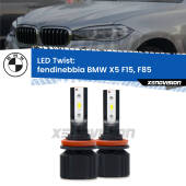 0 Fendinebbia LED BMW X5 F15, F85 2014 - 2018: Twist 11,000Lm H11: Kit LED Twist 11.000Lm