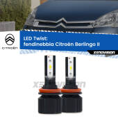 0 Fendinebbia LED Citroën Berlingo II con luci svolta: Twist 11,000Lm H11: Kit LED Twist 11.000Lm