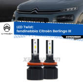 0 Fendinebbia LED Citroën Berlingo III 2018 in poi: Twist 11,000Lm H11: Kit LED Twist 11.000Lm