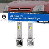 0 Fendinebbia LED Citroën Berlingo senza luci svolta: H1 Nava H1: Kit LED Nava 20.000Lumen