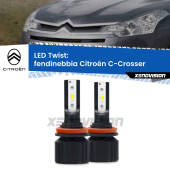 0 Fendinebbia LED Citroën C-Crosser 2007 - 2012: Twist 11,000Lm H11: Kit LED Twist 11.000Lm