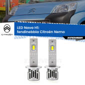 0 Fendinebbia LED Citroën Nemo 2008 in poi: H1 Nava H1: Kit LED Nava 20.000Lumen