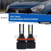 0 Fendinebbia LED Dacia Dokker 2012 in poi: Twist 11,000Lm H11: Kit LED Twist 11.000Lm