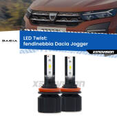 0 Fendinebbia LED Dacia Jogger 2021 in poi: Twist 11,000Lm H11: Kit LED Twist 11.000Lm