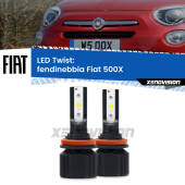 0 Fendinebbia LED Fiat 500X  2014 in poi: Twist 11,000Lm H11: Kit LED Twist  11.000Lm