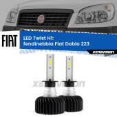 0 Fendinebbia LED Fiat Doblo 223 2000 - 2010: H1 11,000Lm H1: Kit LED Twist 11.000Lm