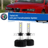 0 Fendinebbia LED H1 11,000Lumen per Alfa romeo Spider (939) 2006 -2010 H1: Kit LED Twist 11.000Lm
