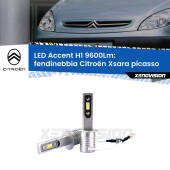 0 Fendinebbia LED H1 9600Lm per Citroën Xsara picasso prima serie H1: Kit LED Accent 9600LM