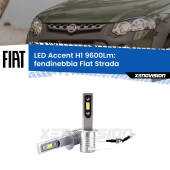 0 Fendinebbia LED H1 9600Lm per Fiat Strada 1999 - 2021 H1: Kit LED Accent 9600LM