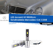 0 Fendinebbia LED H1 9600Lm per Mercedes CLK C208 1997 - 2002 H1: Kit LED Accent 9600LM
