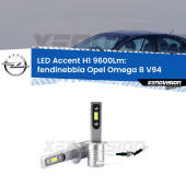 0 Fendinebbia LED H1 9600Lm per Opel Omega B V94 1994 - 1999 H1: Kit LED Accent 9600LM