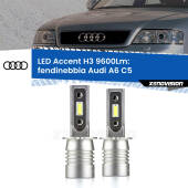 0 Fendinebbia LED H3 9600Lm per Audi A6 C5 1997 - 2001 H3: Kit LED Accent 9600LM