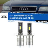 0 Fendinebbia LED H3 9600Lm per Audi A8 D2 1994 - 1998 H3: Kit LED Accent 9600LM