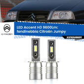 0 Fendinebbia LED H3 9600Lm per Citroën Jumpy  1994 - 2005 H3: Kit LED Accent 9600LM