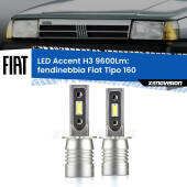 0 Fendinebbia LED H3 9600Lm per Fiat Tipo 160 1987 - 1996 H3: Kit LED Accent 9600LM
