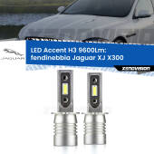 0 Fendinebbia LED H3 9600Lm per Jaguar XJ X300 1994 - 1997 H3: Kit LED Accent 9600LM