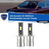 0 Fendinebbia LED H3 9600Lm per Lancia Thesis  2002 - 2009 H3: Kit LED Accent 9600LM