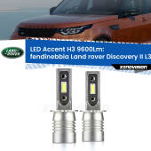 0 Fendinebbia LED H3 9600Lm per Land rover Discovery II L318 prima serie H3: Kit LED Accent 9600LM