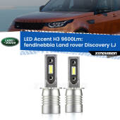 0 Fendinebbia LED H3 9600Lm per Land rover Discovery LJ 1989 - 1998 H3: Kit LED Accent 9600LM