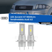 0 Fendinebbia LED H7 9600Lm per Audi A2 2000 - 2005 H7: Kit LED Accent 9.600LM