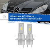 0 Fendinebbia LED H7 9600Lm per Mercedes SLK R171 con luci svolta H7: Kit LED Accent 9.600LM