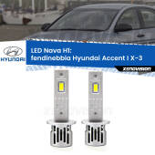 0 Fendinebbia LED Hyundai Accent I X-3 1994 - 2000: H1 Nava H1: Kit LED Nava 20.000Lumen