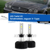 0 Fendinebbia LED Jaguar X-Type 2001 - 2009: H1 11,000Lm H1: Kit LED Twist 11.000Lm