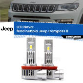 0 Fendinebbia LED Jeep Compass II 2017 in poi: Nava 20,000Lm H11: Kit LED Nava 20.000Lumen