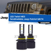 0 Fendinebbia LED Jeep Patriot MK74 2007 - 2010: HB3 11,000Lm HB3: Kit LED Twist 11.000Lm