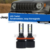 0 Fendinebbia LED Jeep Renegade 2014 in poi: Twist 11,000Lm H11: Kit LED Twist 11.000Lm